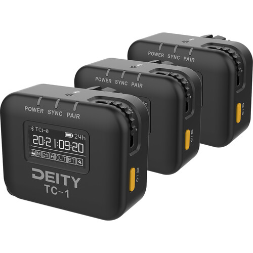 Deity Microphones TC-1 Wireless Timecode Generator Box 3-Pack Kit